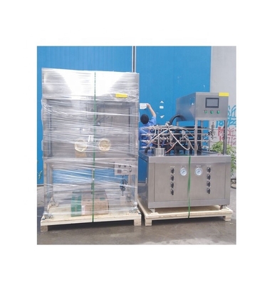 SUS304/SUS316 LAB Scale UHT ESTERILIZADOR PARA PUREAS DE FRUTOS Pressão do sistema 8 bar
