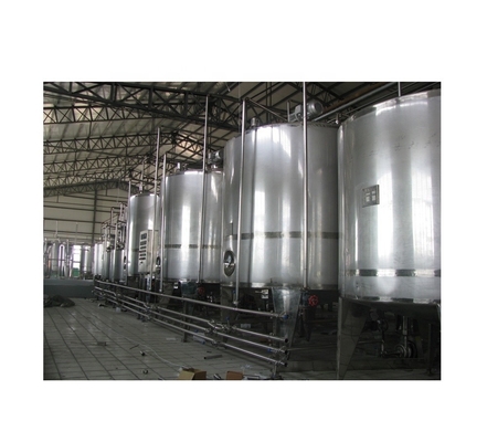 Linha de processamento de leite de aveia pasteurizada de tensão ultra alta e contínua