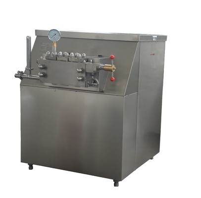 Efeito emulsionante 1500L/H Homogeneizador de sorvete duro de alta pressão para produção de iogurte