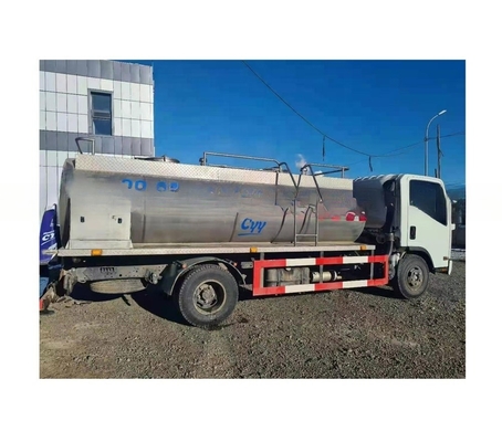 Caminhão-tanque de leite refrigerado de 5000L para eficiência de processamento e armazenamento