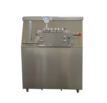 Efeito emulsionante 1500L/H Homogeneizador de sorvete duro de alta pressão para produção de iogurte