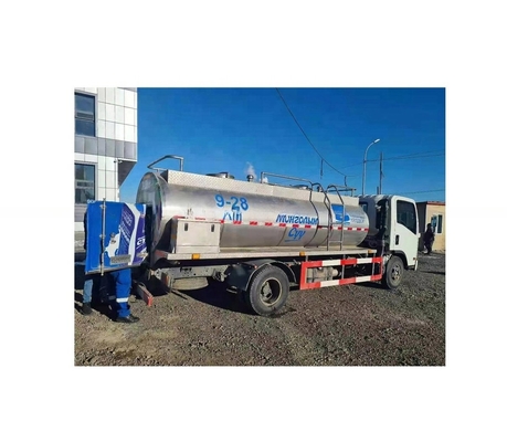 Cisternas de transporte de leite de alto volume de 1000 a 80000 litros para transporte de longa distância em laticínios