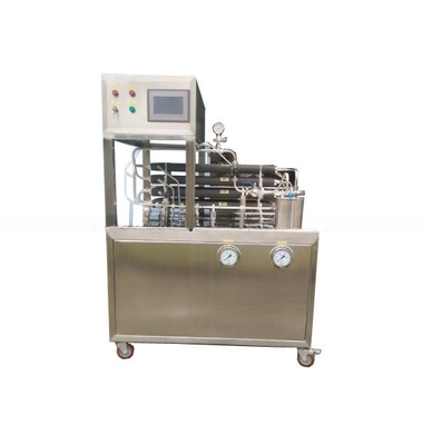 Esterilizador de laboratório de pasta de tomate de 50 kg/h com material SUS304/SUS316 e completa automação