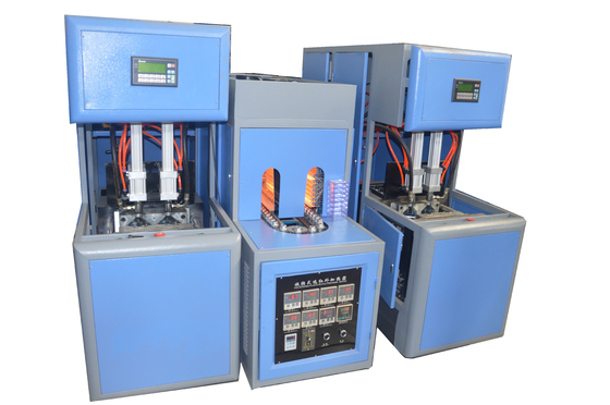 Máquina de moldagem por sopro manual de PET de 500 ml com volume e desempenho de peças ocas de 2000 ml