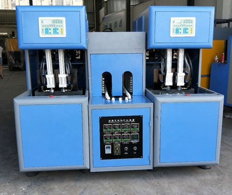 Máquina de sopro de garrafas de água mineral semiautomática de duas cavidades