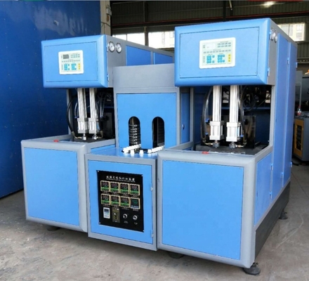 Máquina de sopro de garrafas de água mineral semiautomática de duas cavidades