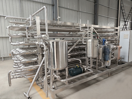 Esterilizador UHT para processamento de polpa de mango concentrado