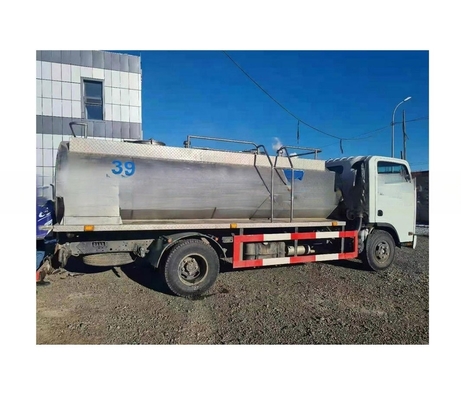 Caminhão-tanque de transporte de leite de 5000 litros para armazenagem e transformação de leite