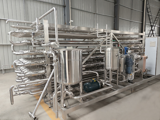 Esterilizador UHT de tubo em tubo de alta tensão e totalmente automático para pasta de tomate 380V/440V