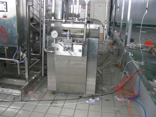 Máquina de homogeneização de puré de frutas de alta pressão para homogeneização de sumos e leite de 3000L/H
