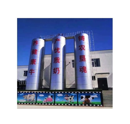 Grande tanque de armazenamento de leite para silos ao ar livre e tipos de processamento de matérias-primas YAK MILK