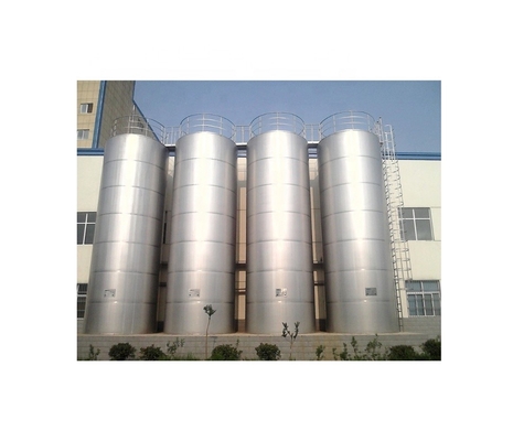 Tanque de armazenamento externo de silos de leite de 3500 kg de alta capacidade a 220V/380V de tensão
