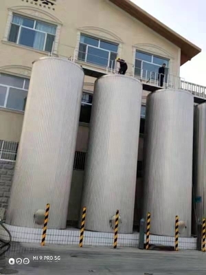 Grande tanque de silos de leite feito de aço inoxidável 304/316L para as necessidades de armazenamento