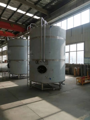 Grande tanque de silos de leite feito de aço inoxidável 304/316L para as necessidades de armazenamento