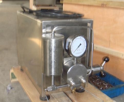 Homogeneizador de laboratório de alta pressão de capacidade personalizada de 100 L/H para processo de homogeneizamento