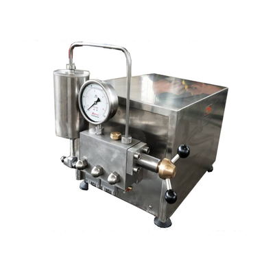 Homogeneizador de laboratório de alta pressão de capacidade personalizada de 100 L/H para processo de homogeneizamento