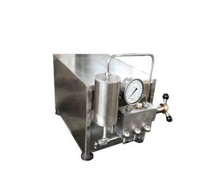 Homogeneizador de laboratório de alta pressão de capacidade personalizada de 100 L/H para processo de homogeneizamento