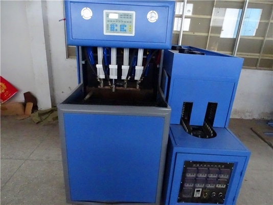 Estiramento de sopro moldagem automática de queda semi-automática 4 cavidade garrafa de água de refrigerante máquina de moldagem de sopro
