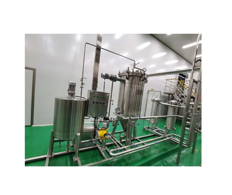 Linha de produção de iogurte de sabor amigável para o utilizador com 40m*20m*8m de tamanho