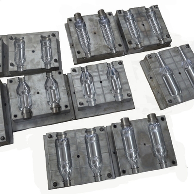 Molde de garrafa de sopro de plástico de duas cavidades semiautomático para fabricação de garrafas PET
