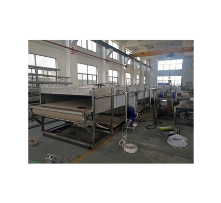 Sistema de controlo automático para o túnel de pasteurização de garrafas de água de vidro com pulverização contínua