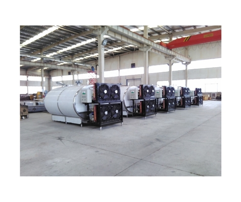 Mantenha seus produtos lácteos frescos com tanque de refrigeração de leite de 100-3000 litros e 3,5 kW de energia