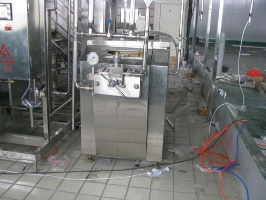 Máquina homogeneizadora de aço inoxidável para processamento de leite e bebidas