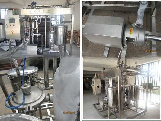 2000L/H Pasturizador de Leite de Tipo Placa com Tempo de Esterilização Personalizavel de 15-30 Segundos