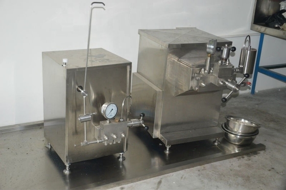 Função de homogeneização Leite pequeno iogurte e suco Laboratório de homogeneização Laboratório essencial