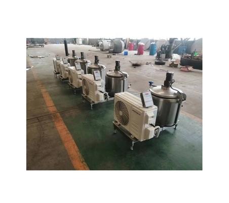 50L Chiller de leite fresco Tanque de refrigeração de leite com tratamento de superfície interna