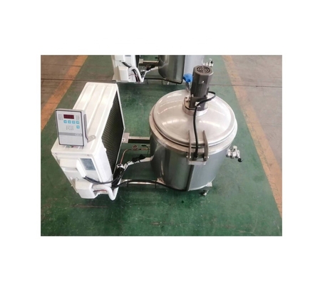 50L Chiller de leite fresco Tanque de refrigeração de leite com tratamento de superfície interna