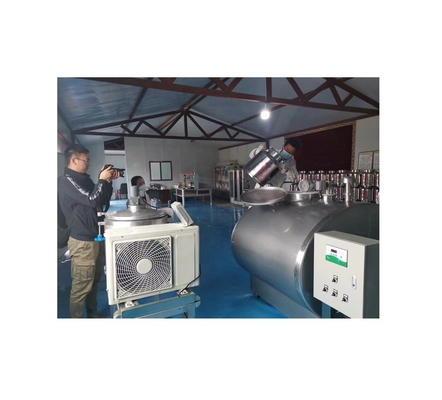 Tanque de refrigeração de leite para uso agrícola com sistema de refrigeração e desempenho de preservação de calor ≤ 4C