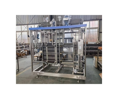 Máquina de esterilização automática de suco de tamanho padrão para produção de produtos lácteos