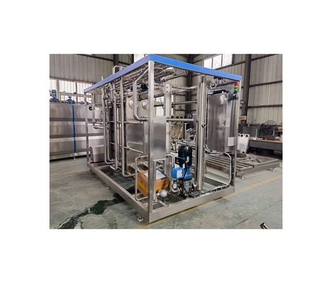 Máquina de esterilização automática de suco de tamanho padrão para produção de produtos lácteos