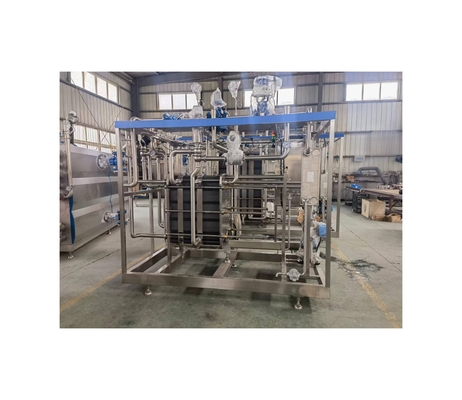 Máquina de esterilização automática de suco de tamanho padrão para produção de produtos lácteos