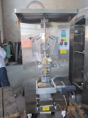 Máquina de embalagem de água de sachet de vedação para processos de fabricação de bebidas alimentares