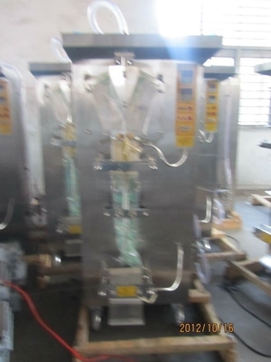 Máquina de embalagem de água de sachet de vedação para processos de fabricação de bebidas alimentares