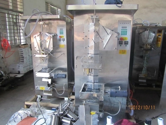 Máquina de embalagem de água de sachet de vedação para processos de fabricação de bebidas alimentares