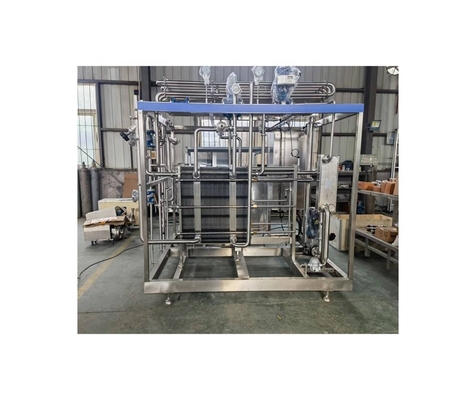 Aço inoxidável 304/316 Beber chá HTST Pasteurizador com método de aquecimento elétrico/a vapor