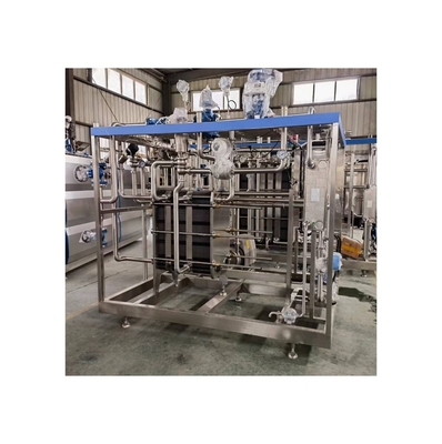 Máquina de esterilização de 8000 kg para linha de processamento de leite Opção de aquecimento elétrico ou a vapor