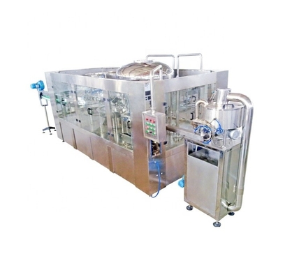 Máquina de Enchimento de Água Mineral em Botelhas de Monobloco Automática e Alimentada Elétrica