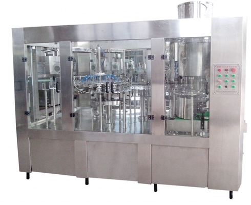 Máquina de Enchimento de Água Mineral em Botelhas de Monobloco Automática e Alimentada Elétrica