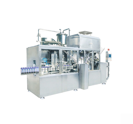 2000 embalagens/hora Máquina de embalagem de leite Gable para fazendas de bebidas totalmente automática