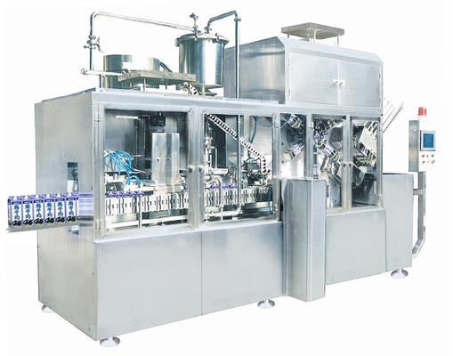 2000 embalagens/hora Máquina de embalagem de leite Gable para fazendas de bebidas totalmente automática