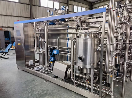 Esterilizador UHT de tubulação de leite de coco, leite de soja e leite de coco