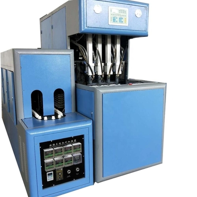 Máquina de sopro de garrafas de PET de 18 kW de potência semiautomática com 4 cavidades até 2022