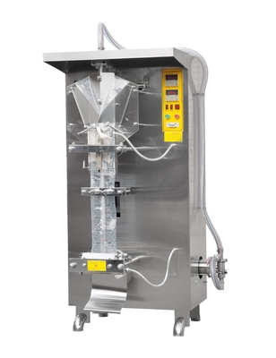 Máquina compacta e portátil de enchimento de água de saquete 2200b/h para fácil transporte
