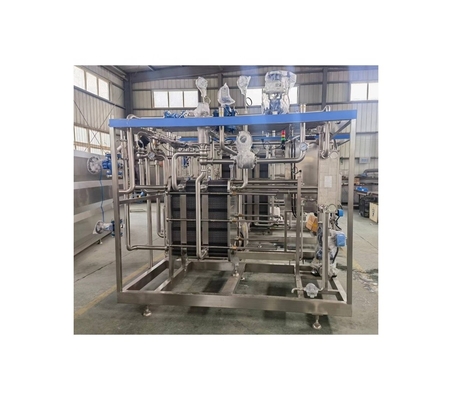 Máquina de esterilização de leite UHT de tensão 380V/440V para pasteurização eficaz