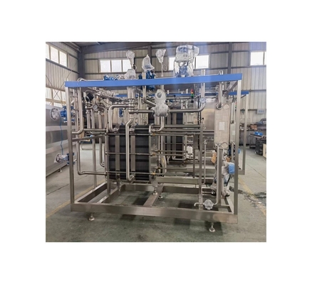 Máquina de esterilização de leite UHT de tensão 380V/440V para pasteurização eficaz