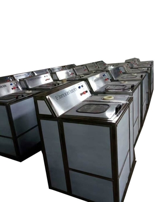 1250*950*1210 Máquina de lavar garrafas semiautomática 300b/h de 3 barris com função de decapagem para 5 galões